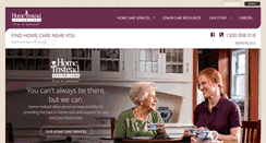 Desktop Screenshot of homeinstead.com.au